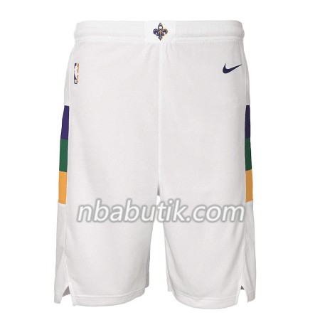 New Orleans Pelicans Mænd Shorts Hvid 2018-19 Nike Swingman New Orleans Pelicans Mænd Shorts Hvid 2018-19 Nike Swingman